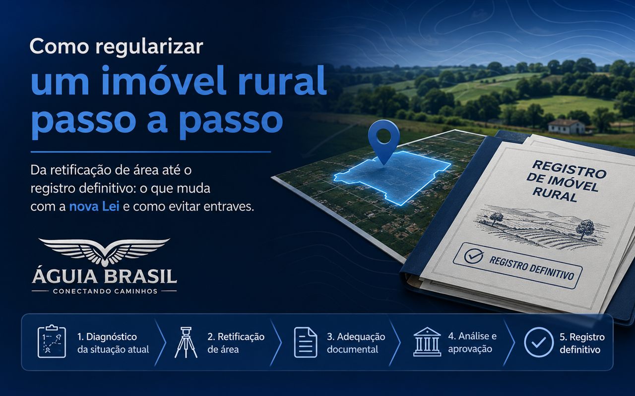 Como regularizar um imóvel rural passo a passo